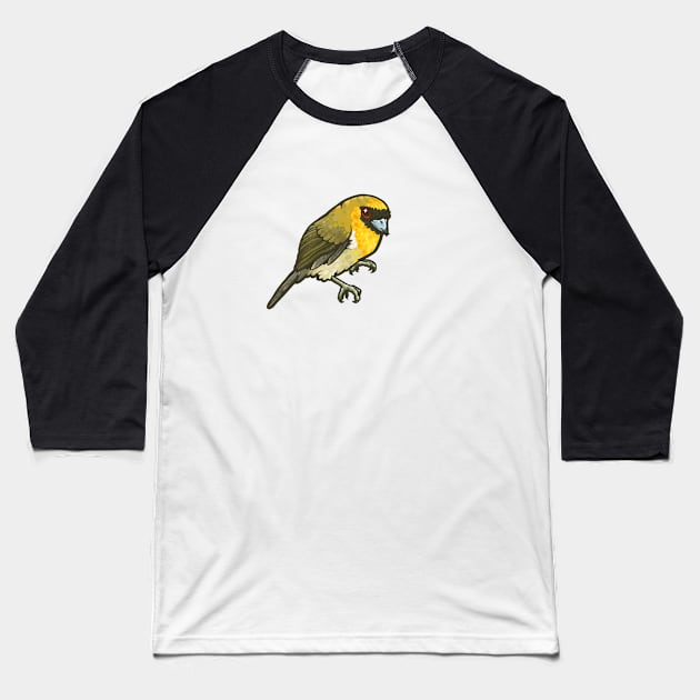 Prong-Billed Barbet Baseball T-Shirt by Ginboy